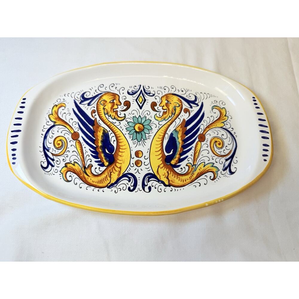 Nova Deruta Majolica Raffaellesco Serving/Appetizer Platter